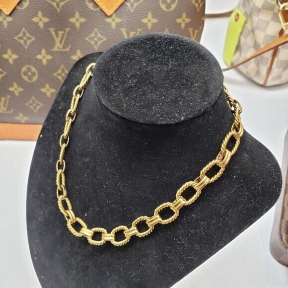 Gold Plated Necklace Chain - Picture 1 of 5